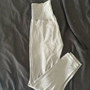 aerie real me smocked leggings